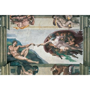 Ravensburger (17408) - Michelangelo: "Die Erschaffung Adams" - 5000 Teile Puzzle