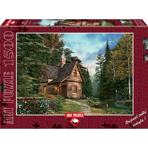 Art Puzzle (4621) - Dominic Davison: "Woodland Cottage" - 1500 Teile Puzzle