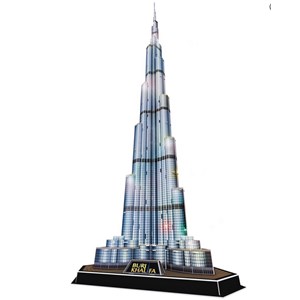 Cubic Fun (L133H) - "Burj Khalifa, Dubai" - 136 Teile Puzzle