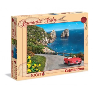 Clementoni (39357) - Dominic Davison: "Romantic Capri" - 1000 Teile Puzzle