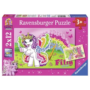 Ravensburger (07577) - "Prinzessin Scarlet und Freunde" - 12 Teile Puzzle