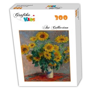 Grafika Kids (00456) - Claude Monet: "Bouquet of Sunflowers, 1881" - 300 Teile Puzzle