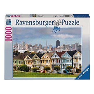 Ravensburger (19365) - "Painted Ladies, San Francisco" - 1000 Teile Puzzle