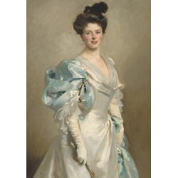 Grafika (02061) - John Singer Sargent: "Mary Crowninshield Endicott Chamberlain (Mrs. Joseph Chamberlain), 1902" - 1000 Teile Puzzle