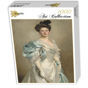 Grafika (02061) - John Singer Sargent: "Mary Crowninshield Endicott Chamberlain (Mrs. Joseph Chamberlain), 1902" - 1000 Teile Puzzle