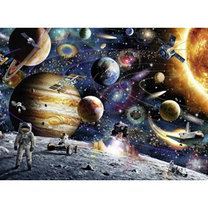 Ravensburger (10016) - "Im Weltall" - 150 Teile Puzzle