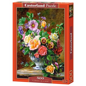 Castorland (B-52868) - "Blumen in der Vase" - 500 Teile Puzzle