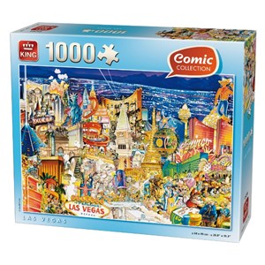 King International (K05201) - "Las Vegas" - 1000 Teile Puzzle