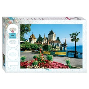 Step Puzzle (79080) - "Schloss Oberhofen in der Schweiz" - 1000 Teile Puzzle