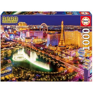 Educa (16761) - "Neon - Las Vegas" - 1000 Teile Puzzle