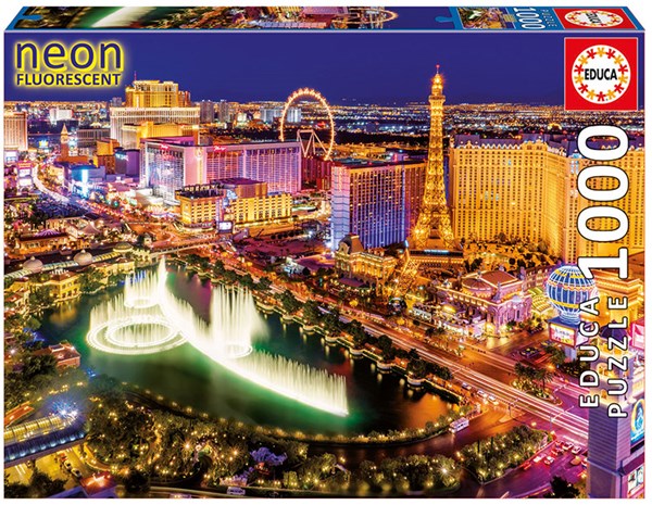 Educa (16761) - "Neon - Las Vegas" - 1000 Teile Puzzle