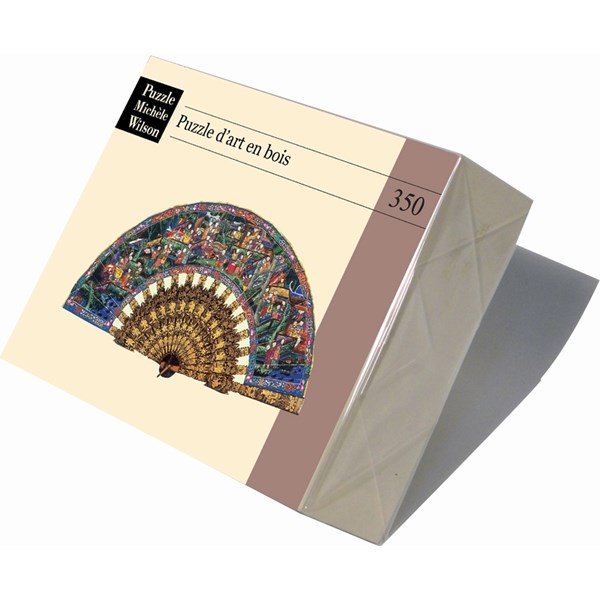 Puzzle Michele Wilson (P117-350) - "Chinesischer Fächer, Die 100 Gesichter" - 350 Teile Puzzle