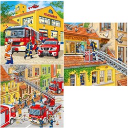 Ravensburger (09401) - "Feuerwehreinsatz" - 49 Teile Puzzle