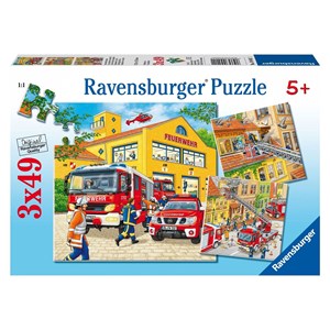 Ravensburger (09401) - "Feuerwehreinsatz" - 49 Teile Puzzle