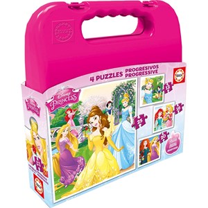 Educa (16508) - "Disney Prinzessinnen" - 12 16 20 25 Teile Puzzle
