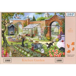 The House of Puzzles (1516) - "Kitchen Garden" - 1000 Teile Puzzle