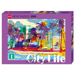 Heye (29802) - "Ich liebe Miami!" - 1000 Teile Puzzle