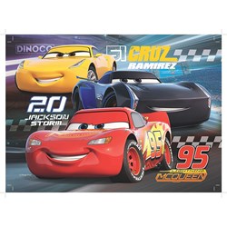 King International (05504) - "Cars 3" - 12 16 20 24 Teile Puzzle