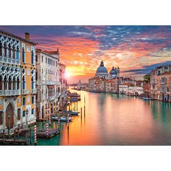 Castorland (B-52479) - "Venedig bei Sonnenuntergang" - 500 Teile Puzzle