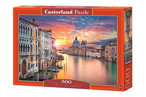 Castorland (B-52479) - "Venedig bei Sonnenuntergang" - 500 Teile Puzzle