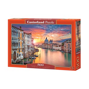 Castorland (B-52479) - "Venedig bei Sonnenuntergang" - 500 Teile Puzzle