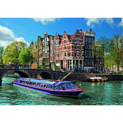 Ravensburger (19138) - "Grachtenfahrt in Amsterdam" - 1000 Teile Puzzle