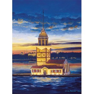 Art Puzzle (4159) - "Der Leanderturm in Istanbul" - 500 Teile Puzzle