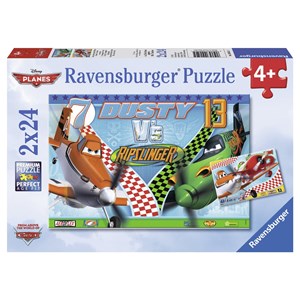 Ravensburger (09052) - "Dusty, der mutige Flieger" - 24 Teile Puzzle