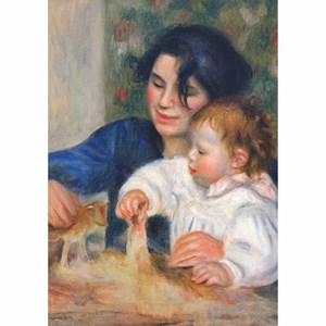 D-Toys (66909) - Pierre-Auguste Renoir: "Gabrielle et Jean" - 1000 Teile Puzzle