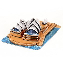 Cubic Fun (MC217h) - "Opernhaus, Sydney, Australien" - 58 Teile Puzzle