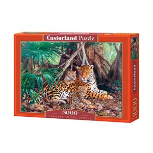Castorland (C-300280) - "Jaguar im Wald" - 3000 Teile Puzzle