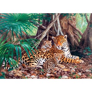 Castorland (C-300280) - "Jaguar im Wald" - 3000 Teile Puzzle