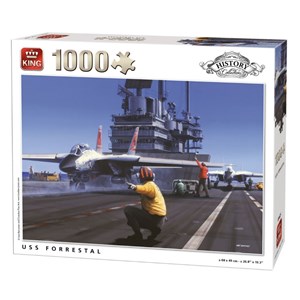 King International (05625) - "USS Forrestal" - 1000 Teile Puzzle