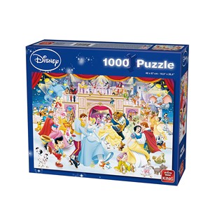 King International (05180) - "Disney Holiday on Ice" - 1000 Teile Puzzle