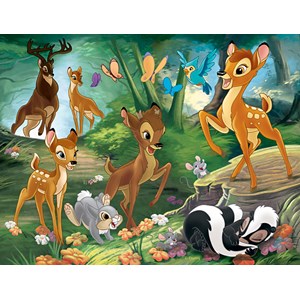 Nathan (86281) - "Bambi, Familienausflug" - 30 Teile Puzzle