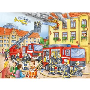 Ravensburger (10822) - "Unsere Feuerwehr" - 100 Teile Puzzle