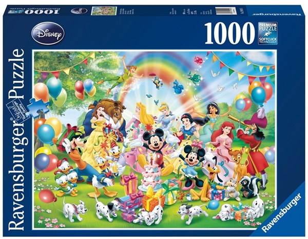 Ravensburger (19019) - "Mickey's Birthday" - 1000 Teile Puzzle