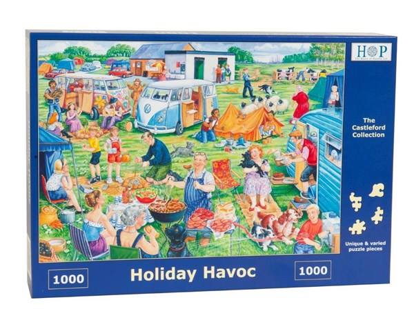 The House of Puzzles (4029) - "Holiday Havoc" - 1000 Teile Puzzle