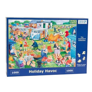 The House of Puzzles (4029) - "Holiday Havoc" - 1000 Teile Puzzle