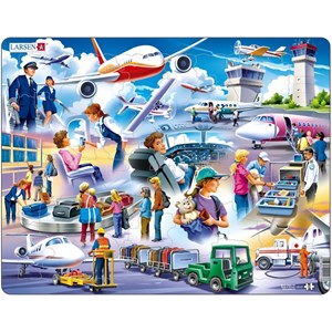 Larsen (US27) - "Flughafen" - 42 Teile Puzzle