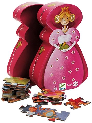 Djeco (07221) - "The Princess and the Frog" - 36 Teile Puzzle