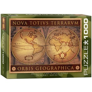 Eurographics (6000-1084) - "Weltkarte: Orbis" - 1000 Teile Puzzle
