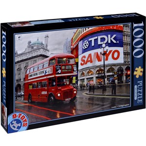 D-Toys (64301-NL01) - "Piccadilly Circus, London" - 1000 Teile Puzzle
