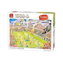 King International (05546) - "Fußballstadion" - 1000 Teile Puzzle