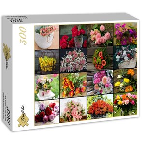 Grafika (02568) - "Blumen" - 300 Teile Puzzle