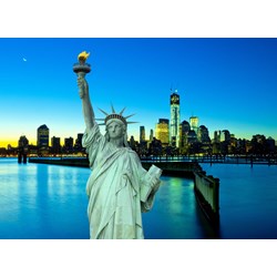Grafika (00384) - "New York City at Night, USA" - 300 Teile Puzzle