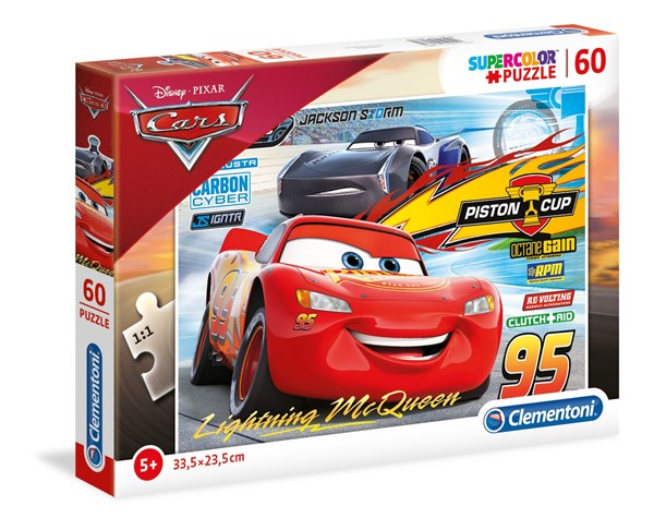 Clementoni (26973) - "Cars 3" - 60 Teile Puzzle