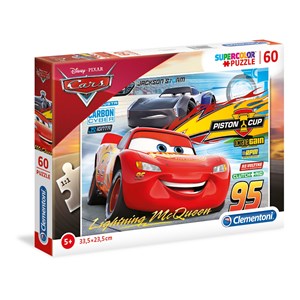 Clementoni (26973) - "Cars 3" - 60 Teile Puzzle