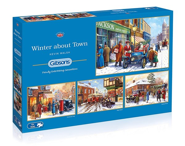 Gibsons (G5043) - Kevin Walsh: "Winter about Town" - 500 Teile Puzzle