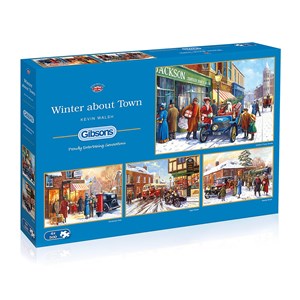 Gibsons (G5043) - Kevin Walsh: "Winter about Town" - 500 Teile Puzzle